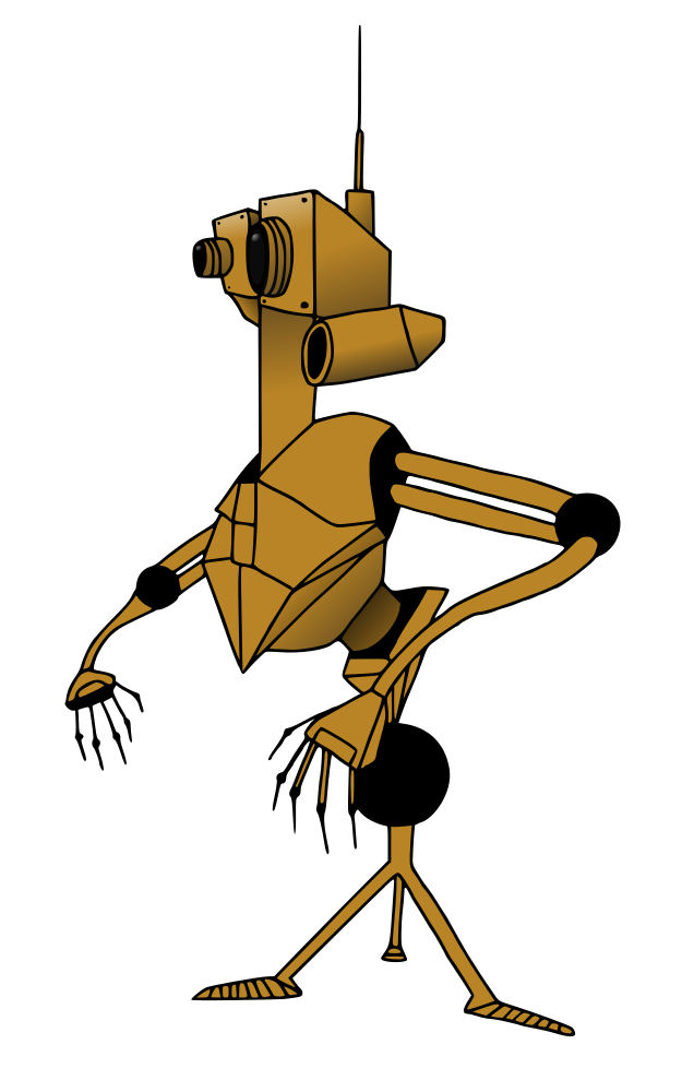 And illustrations rooweb. Robot clipart spider