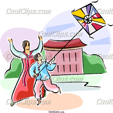 kite clipart korean