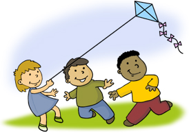 Free kite flying cliparts. March clipart wind