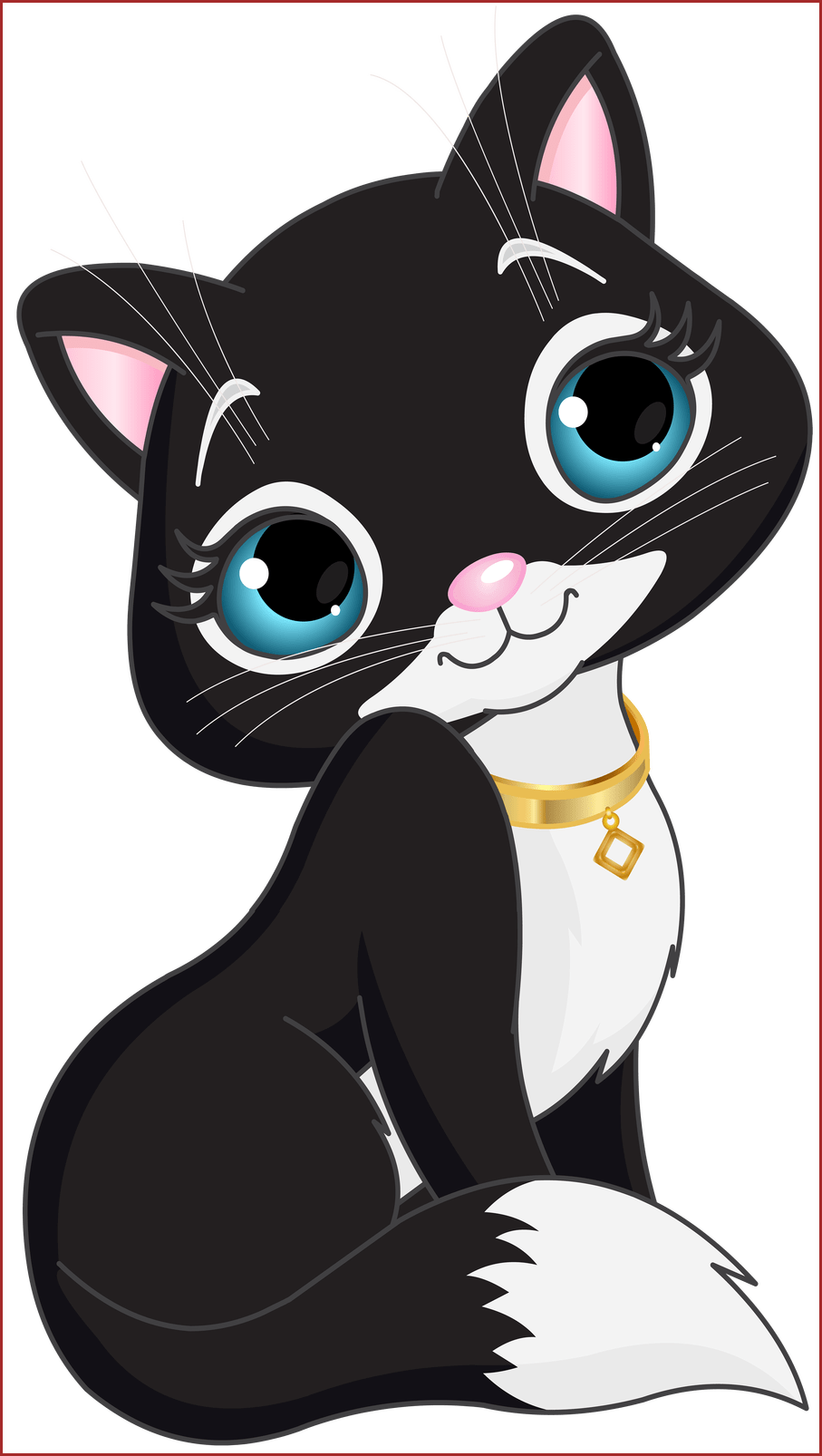 Kitten clipart butterfly. Appealing black cartoon transparent