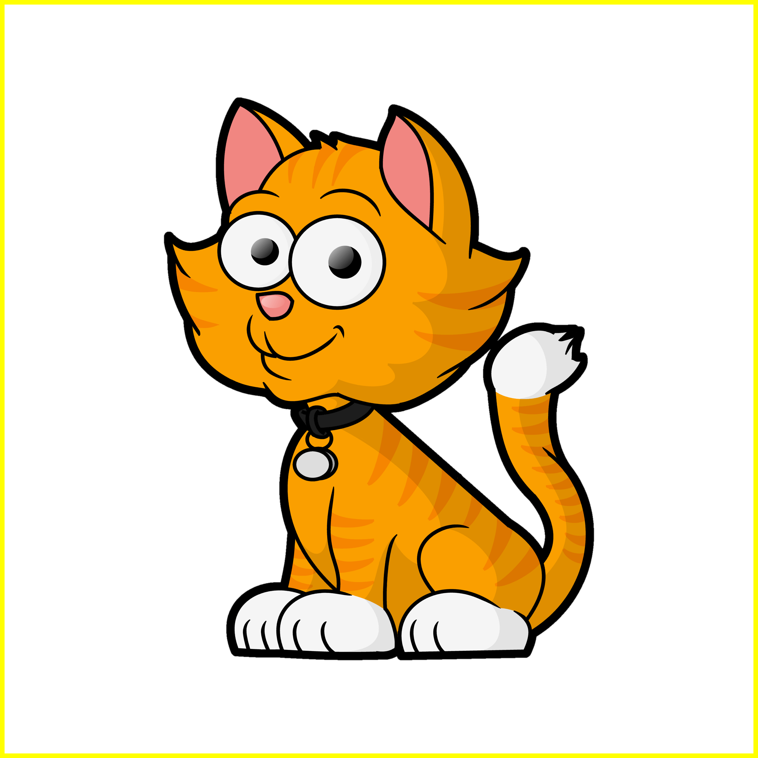 kitty clipart cartoon