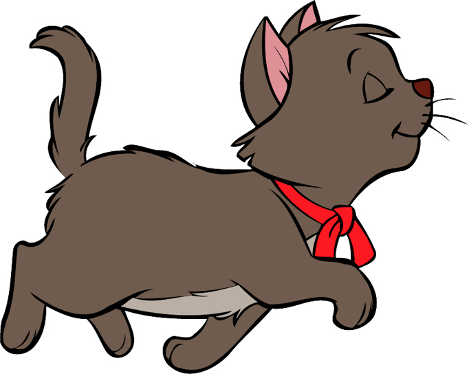kitten clipart cartoon