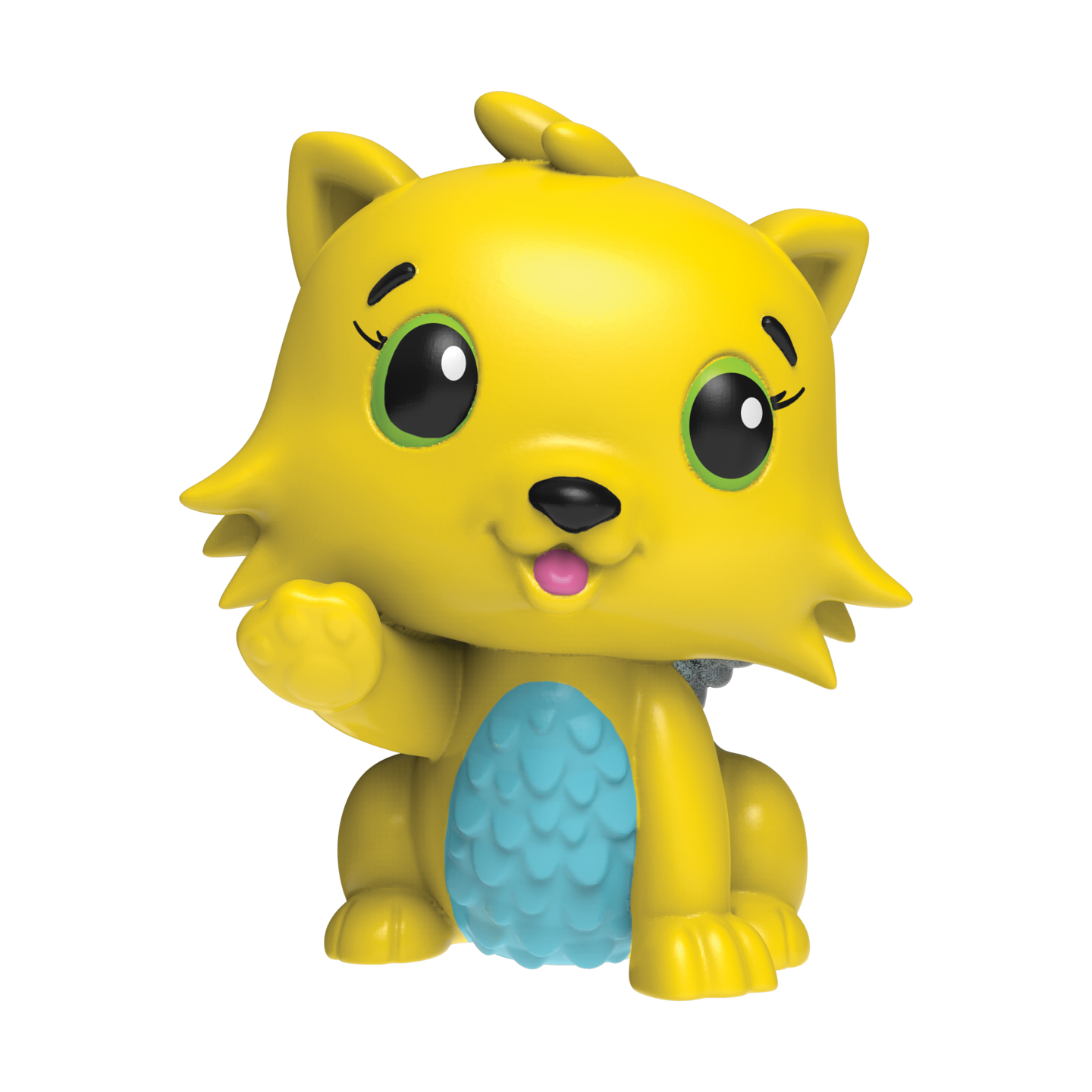 Hatchimals collection kittycan yellow. Kittens clipart cat animation