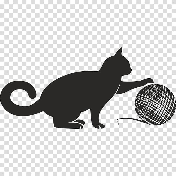 Kitten clipart cat yarn. Transparent background png 