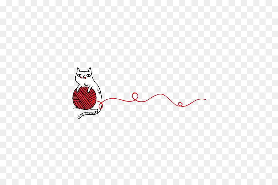 Download free png wool. Kitten clipart cat yarn