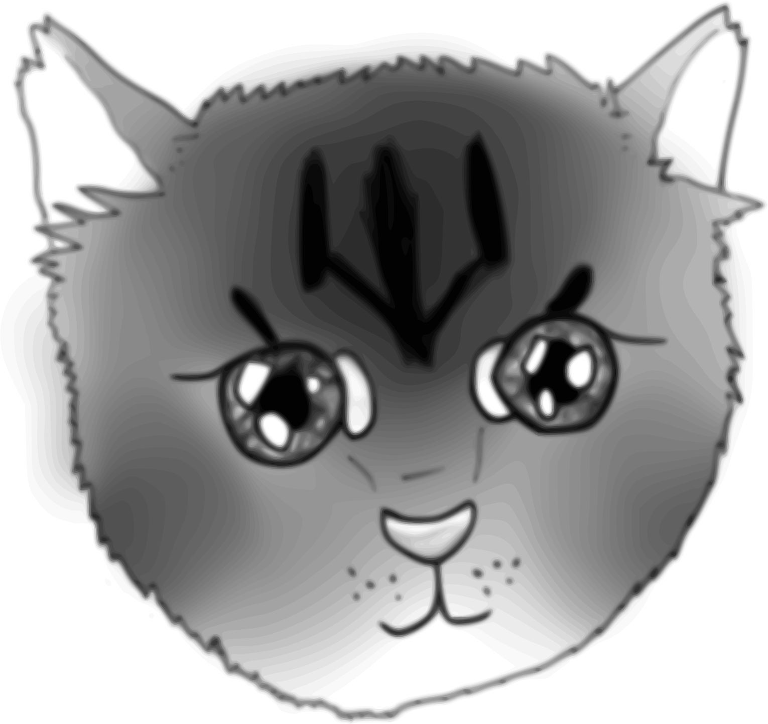 A big image png. Kitten clipart face