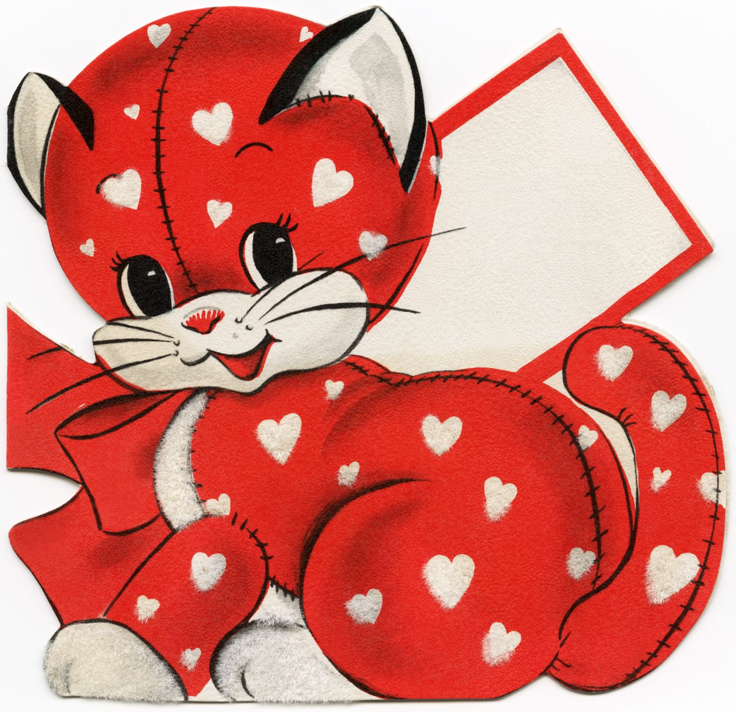 kitten clipart valentine