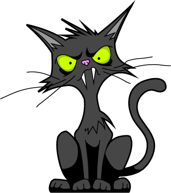 kittens clipart angry