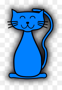 kittens clipart blue cat