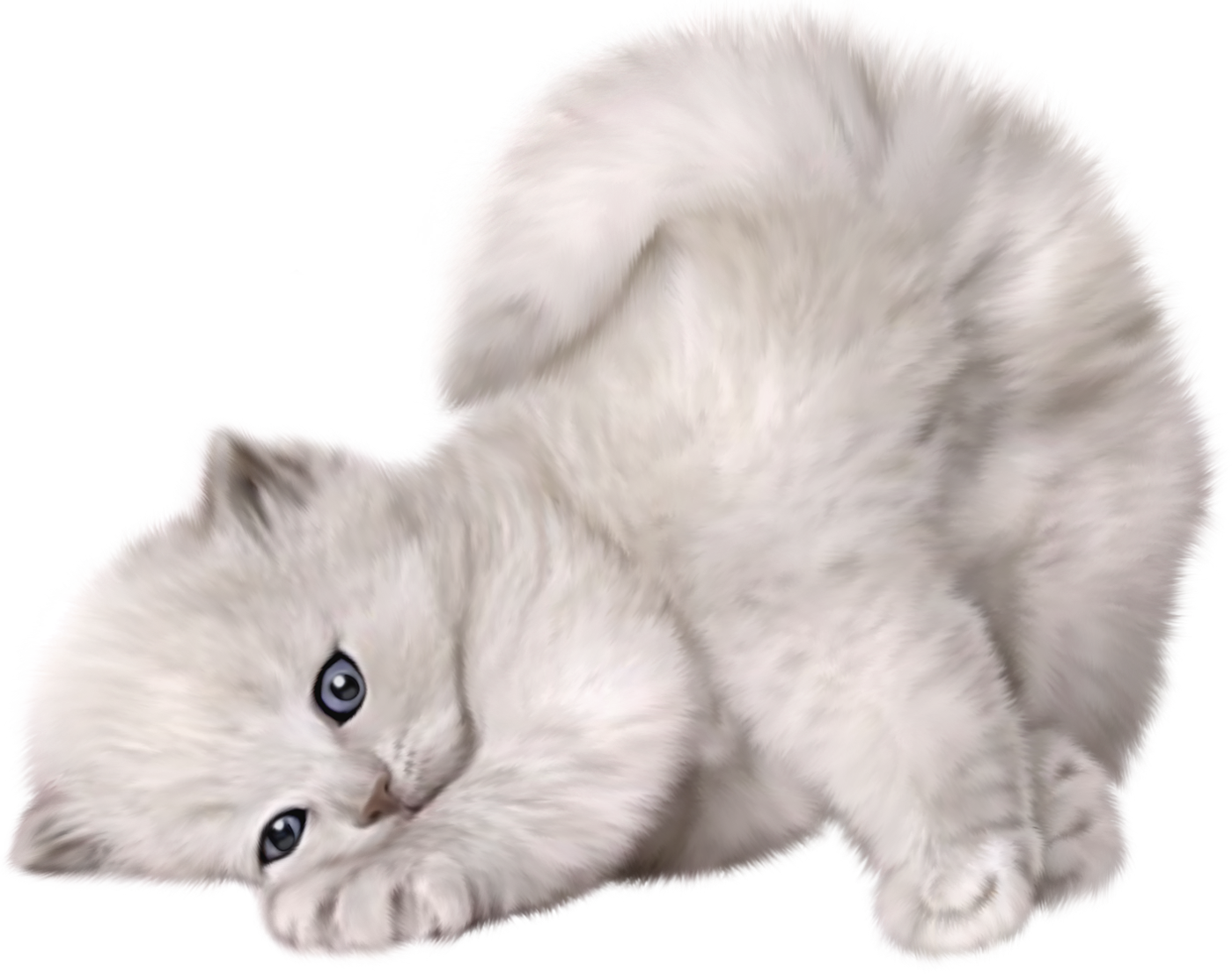Cute images gallery for. Kittens clipart fluffy