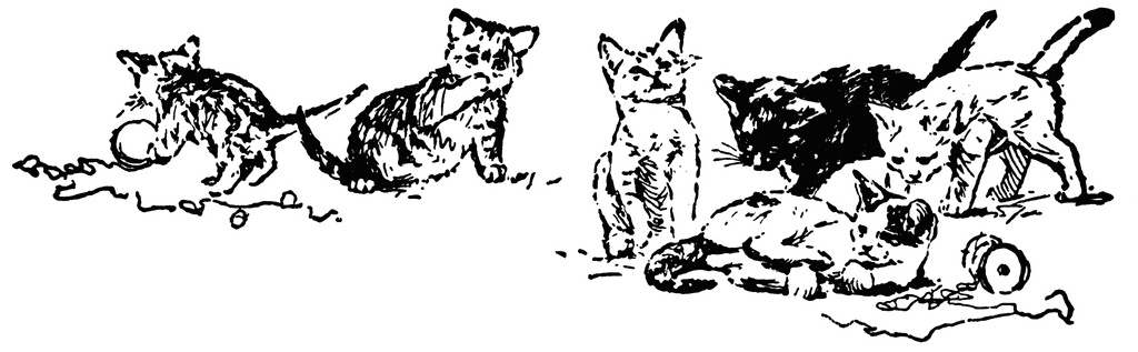 Cats etc . Kittens clipart six