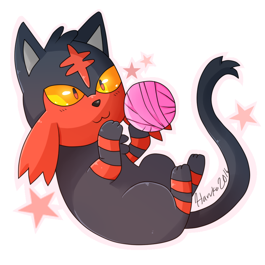 Litten with a of. Kitty clipart ball yarn