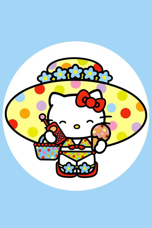 Kitty clipart beach. Hello babe cat power