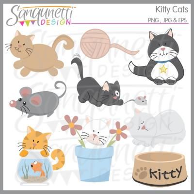kitty clipart cat lady