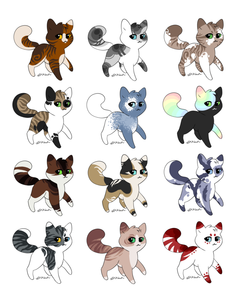 Kitty clipart chibi. Cat adopts left by