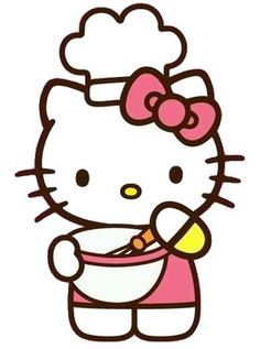 kitty clipart cooking