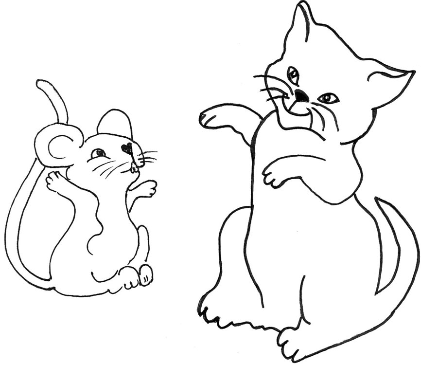 Kitty clipart rat. Free painted cats cliparts