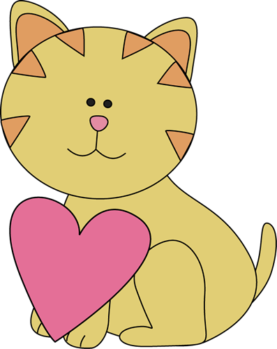 kitty clipart valentine