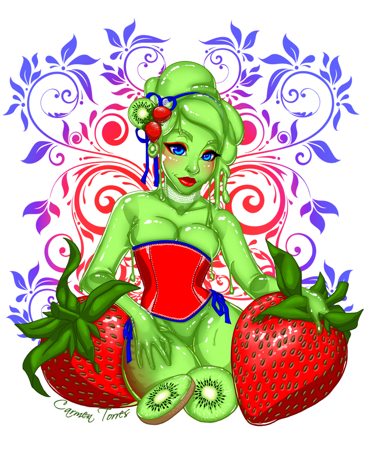strawberries clipart strawberry girl