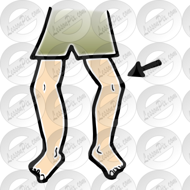 Knee clipart. Picture for classroom therapy