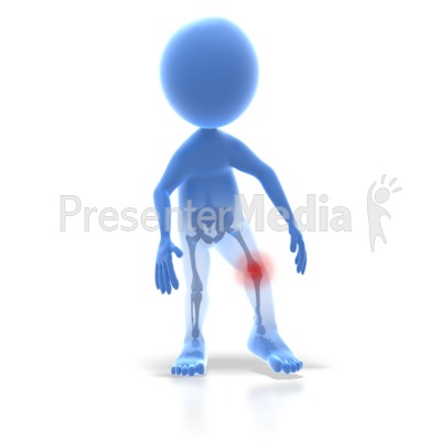 Stick figure injury medical. Knee clipart