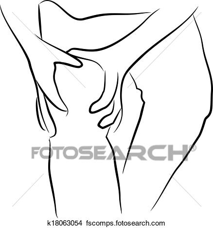 Knee clipart black and white. Collection of free download