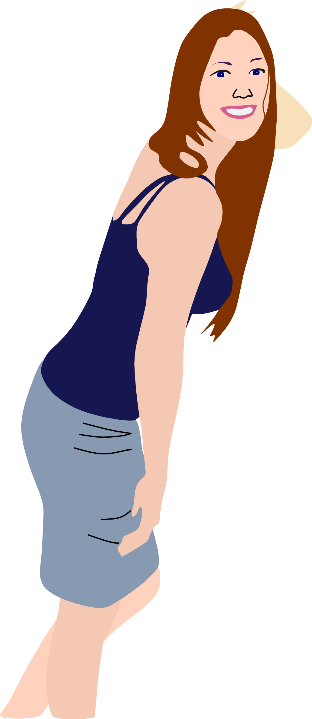 knee clipart human shoulder