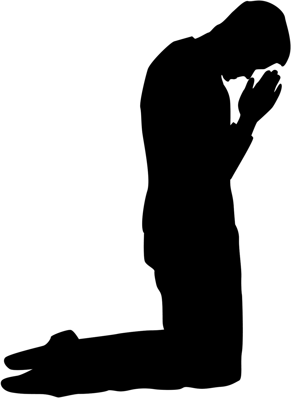 Free person praying cliparts. Knee clipart prayer