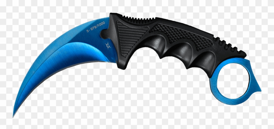 Png fadecase karambit classic. Knife clipart csgo knife