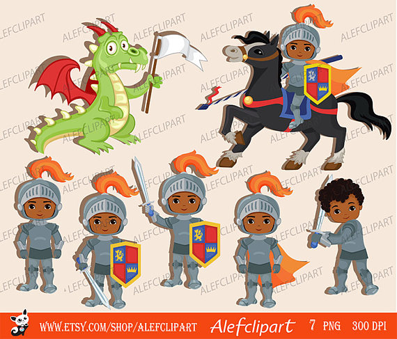 knight clipart african american