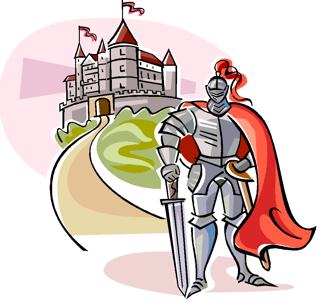 knight clipart banner