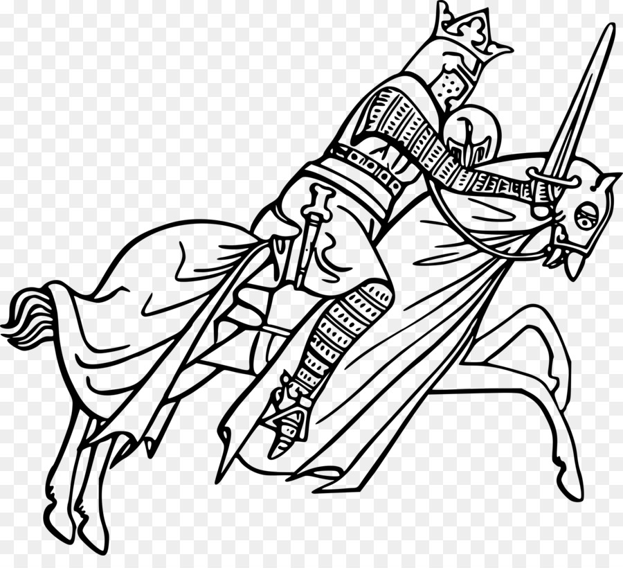 knights clipart drawing
