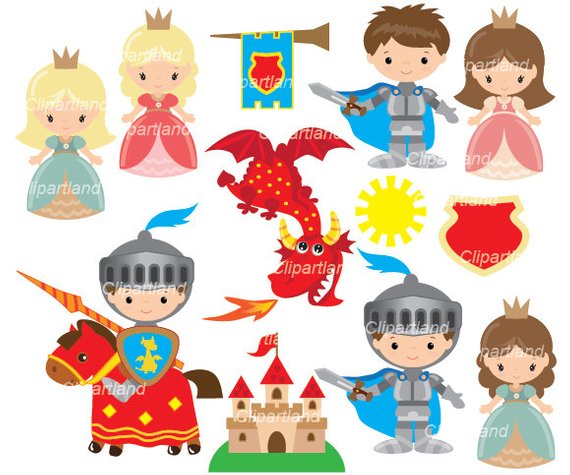 Knight clipart childrens. Instant download ck knights