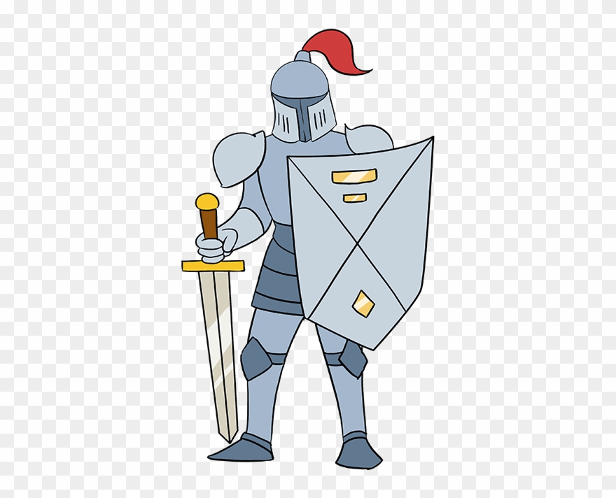 How to draw a. Knight clipart drawing