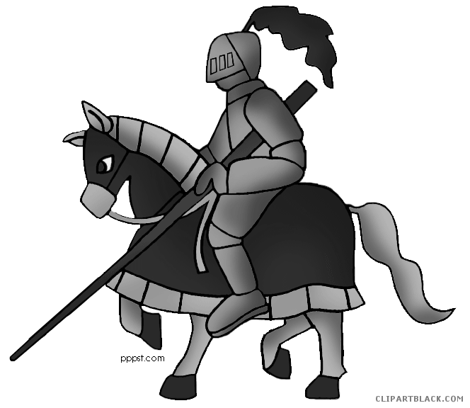 knights clipart horse line drawing