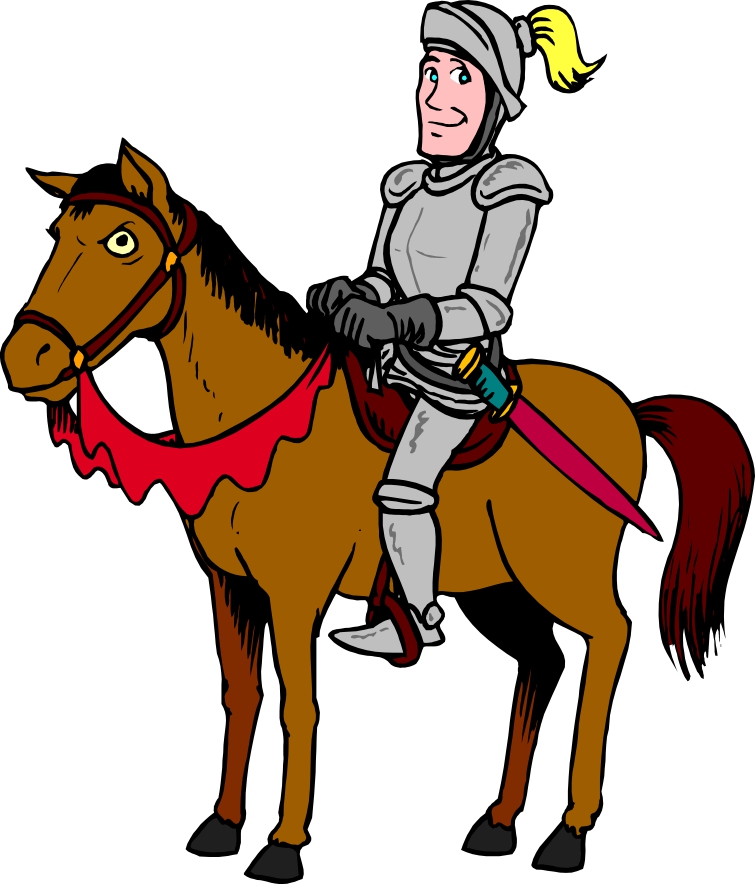 Knights clipart horse animation, Knights horse animation Transparent