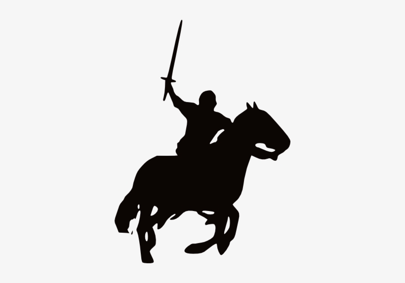 knight clipart horse silhouette png
