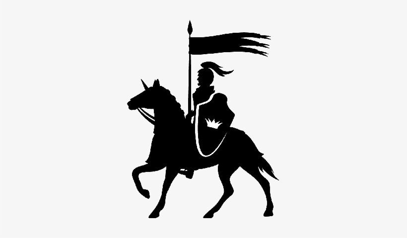 knight clipart horse silhouette png