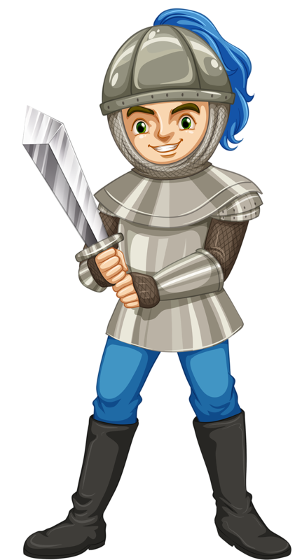 knight clipart illustration