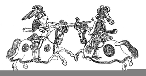 knight clipart knights jousting