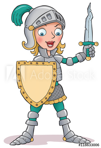 knight clipart lady knight