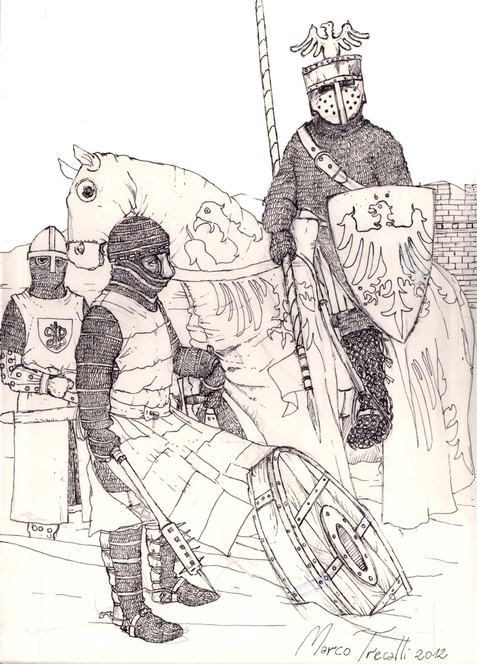 knight clipart medieval army