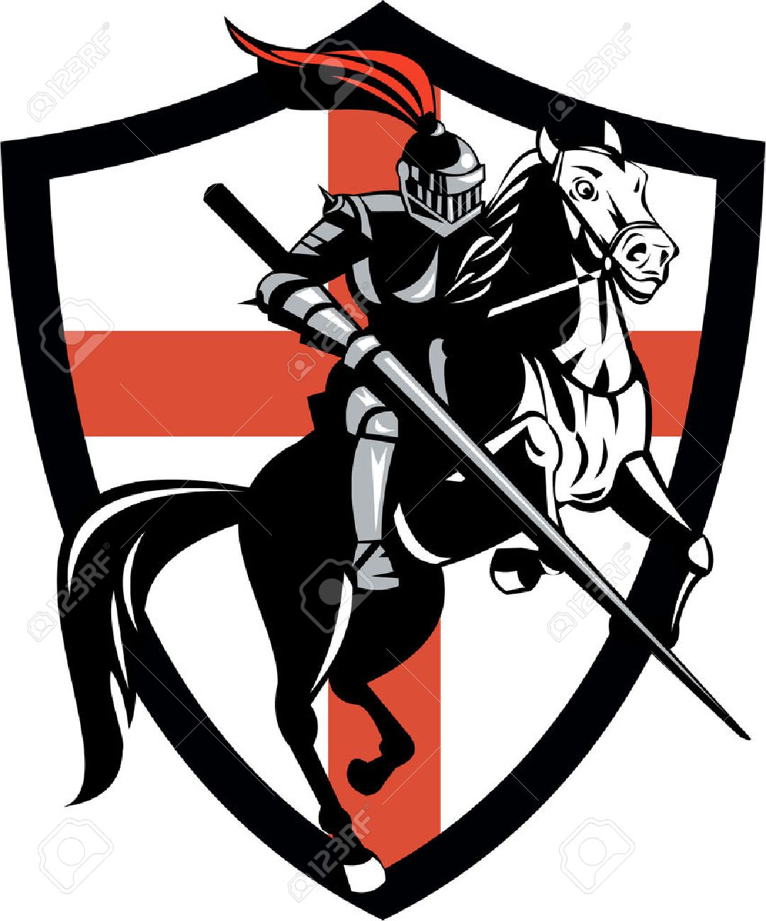 knight clipart medieval time