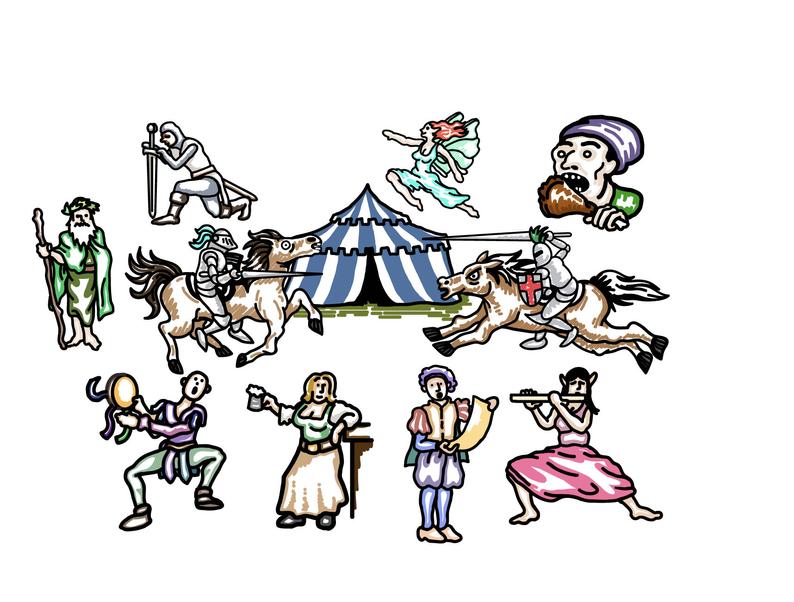 medieval clipart renaissance fair