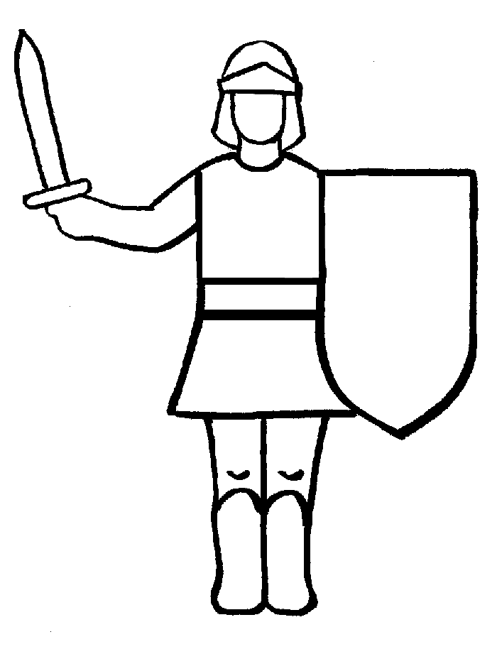 knights clipart easy