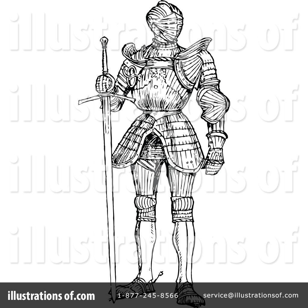 knight clipart standing