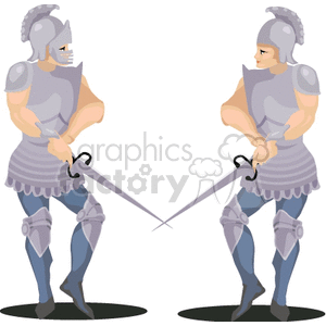 knights clipart two knights