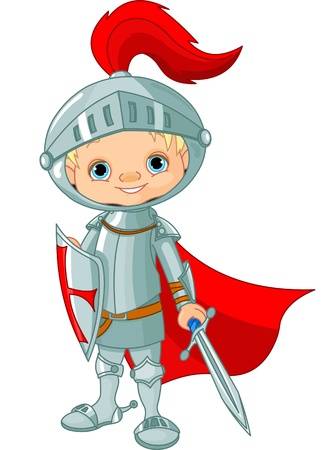knight clipart woman