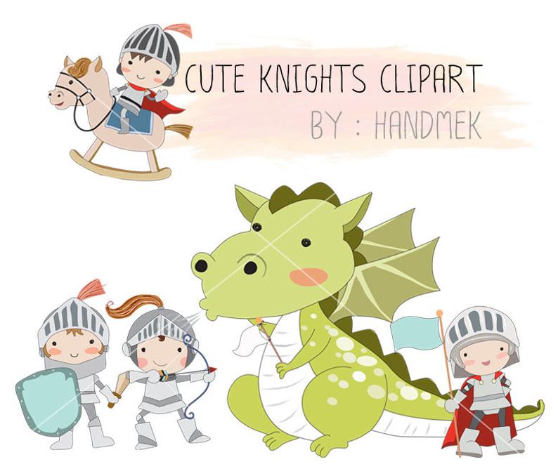 knights clipart dragon