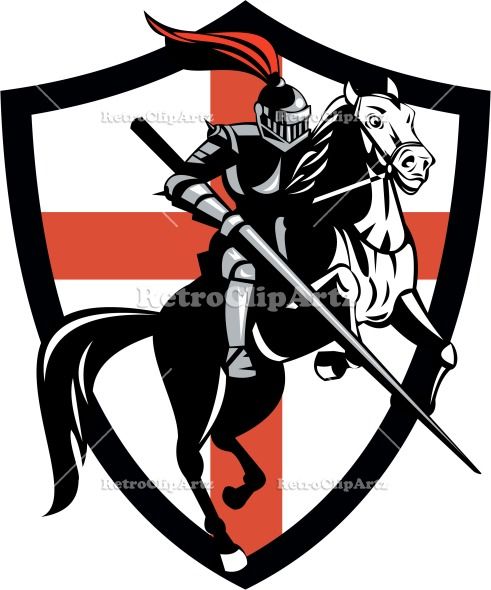 knights clipart england medieval